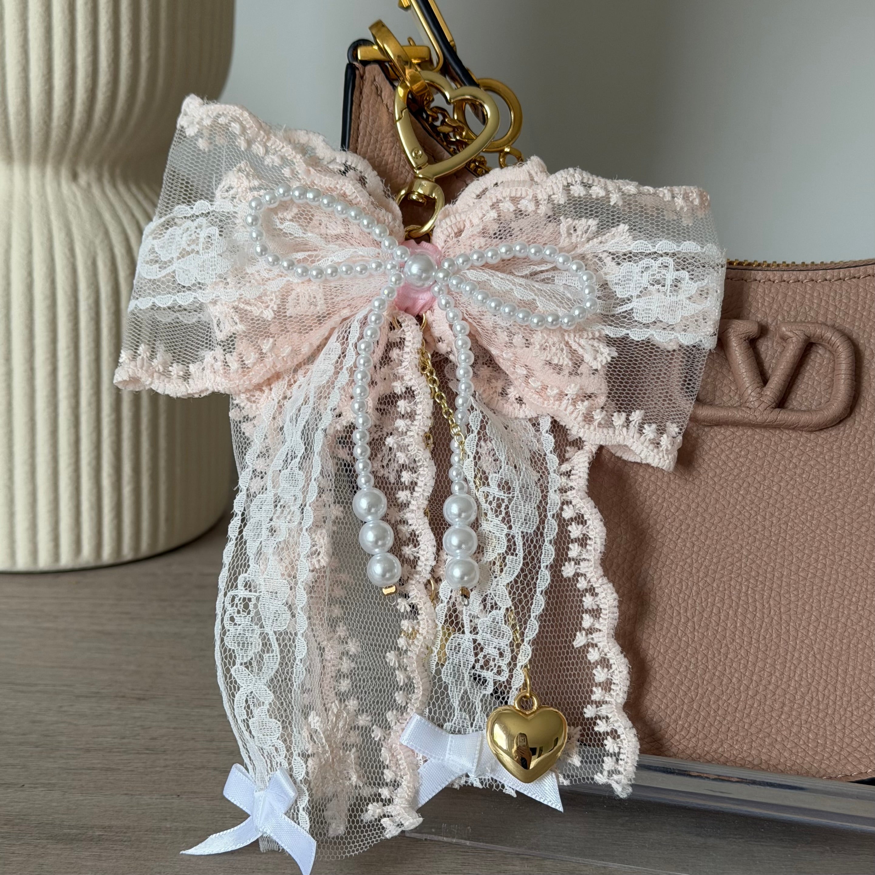 Sweet Bow Bag Charm