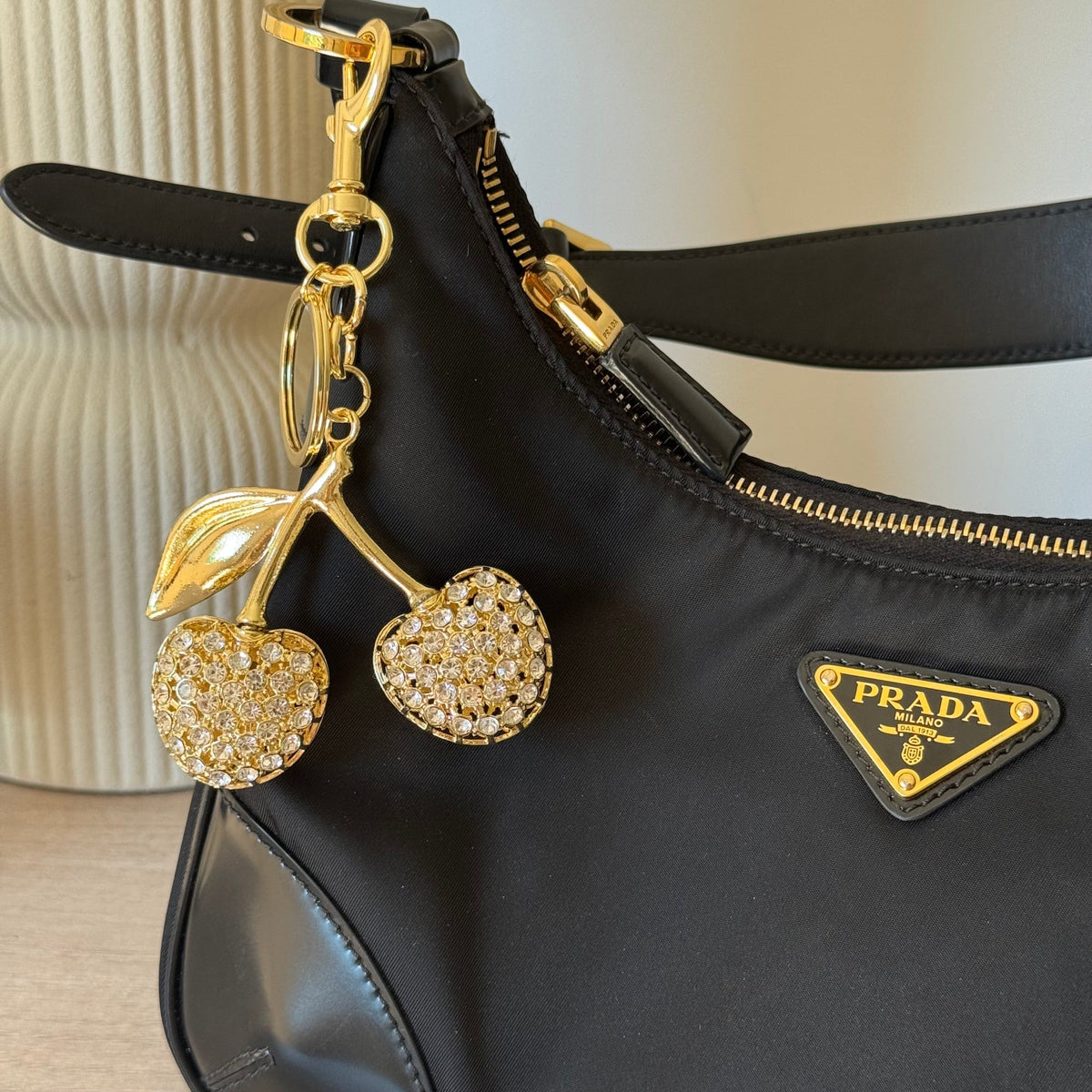 Cherry Explosion Bag Charm
