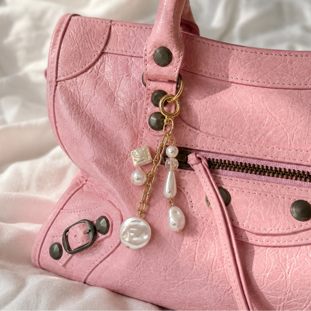 Pearly Bag Charm