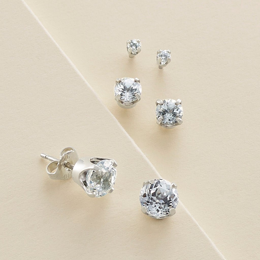 Lab-Created White Sapphire (April)
