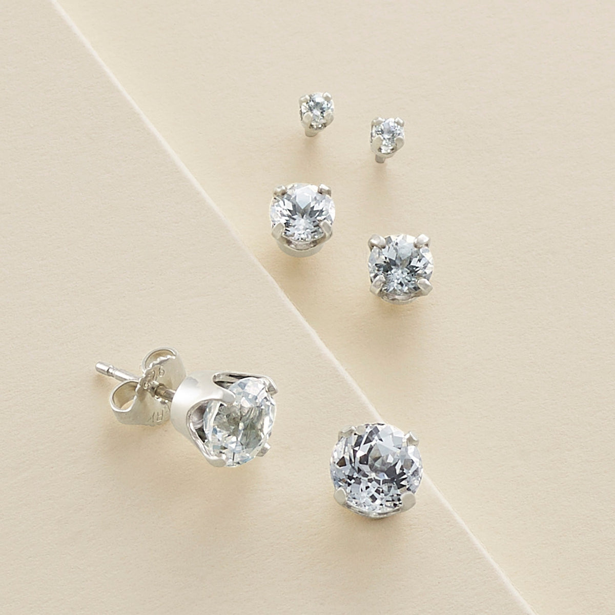 Lab-Created White Sapphire (April)