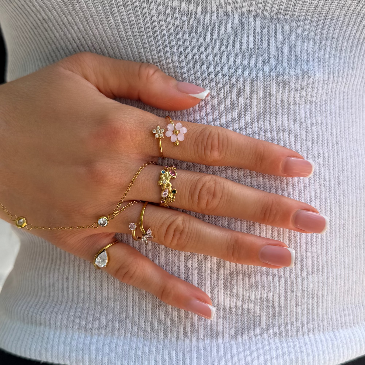 Prism Petal Ring