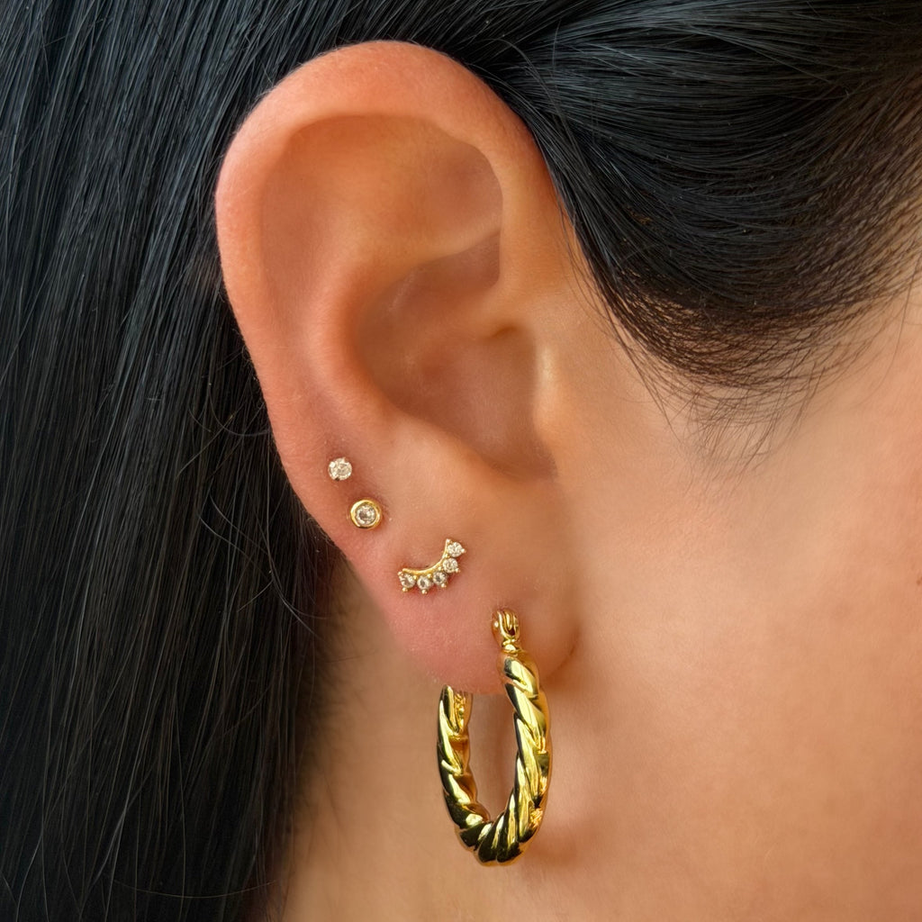Main Character Hoop Earrings 4 Piece Pack