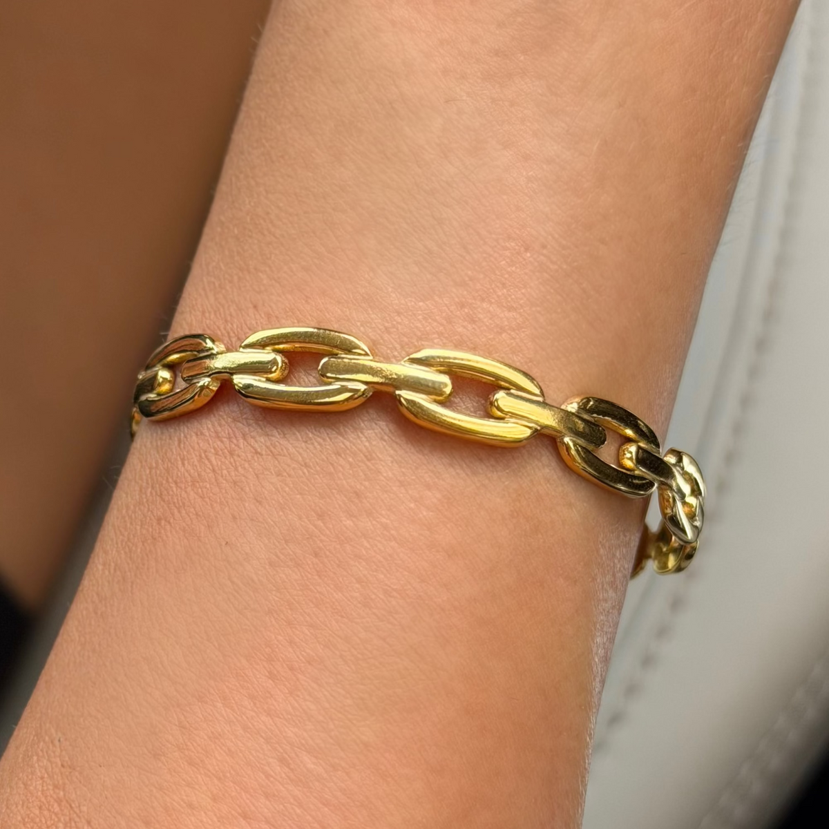 Linked Chain Bangle