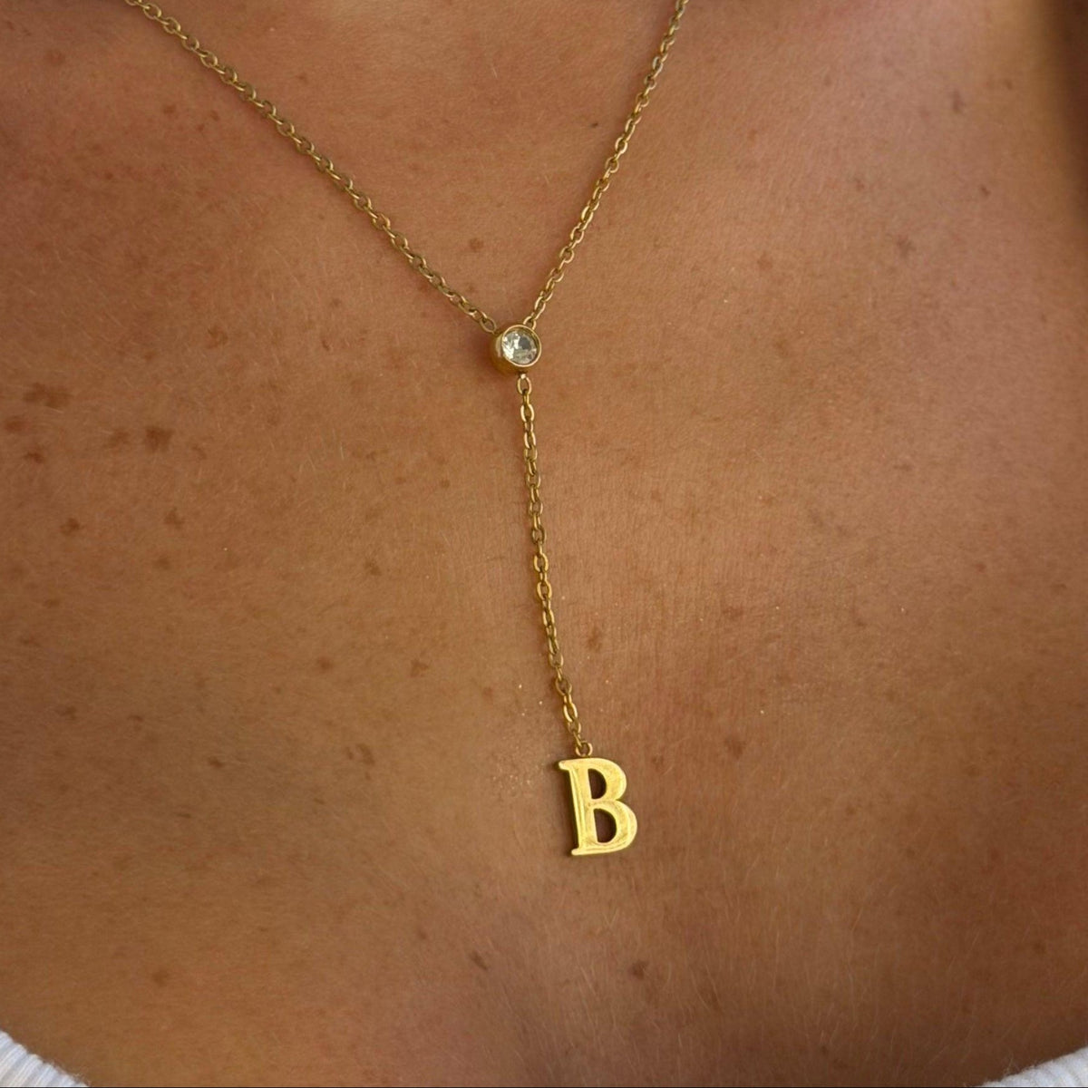 Love Letter Lariat Necklace