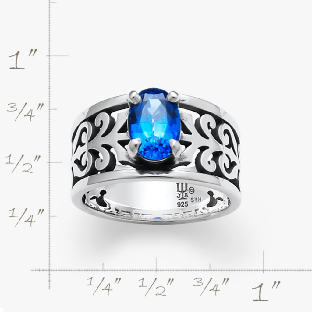 Lab-Created Blue Sapphire