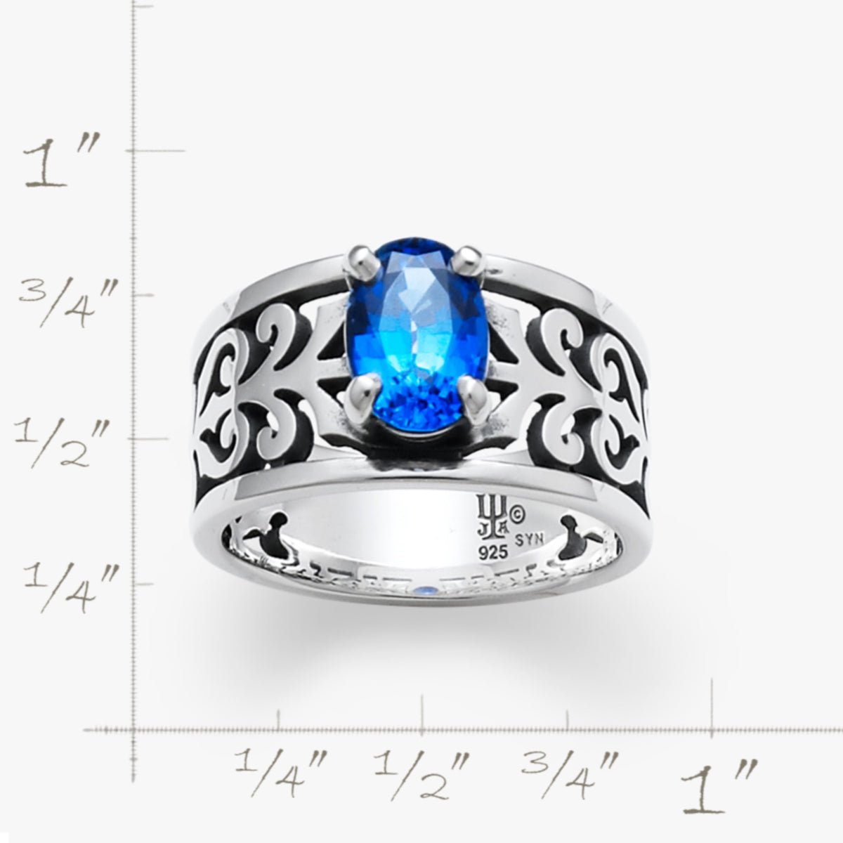 Lab-Created Blue Sapphire