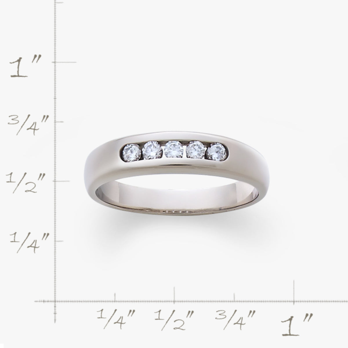 18K White Gold