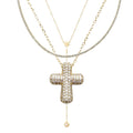 Icy Cross 3-Piece Necklace Bundle
