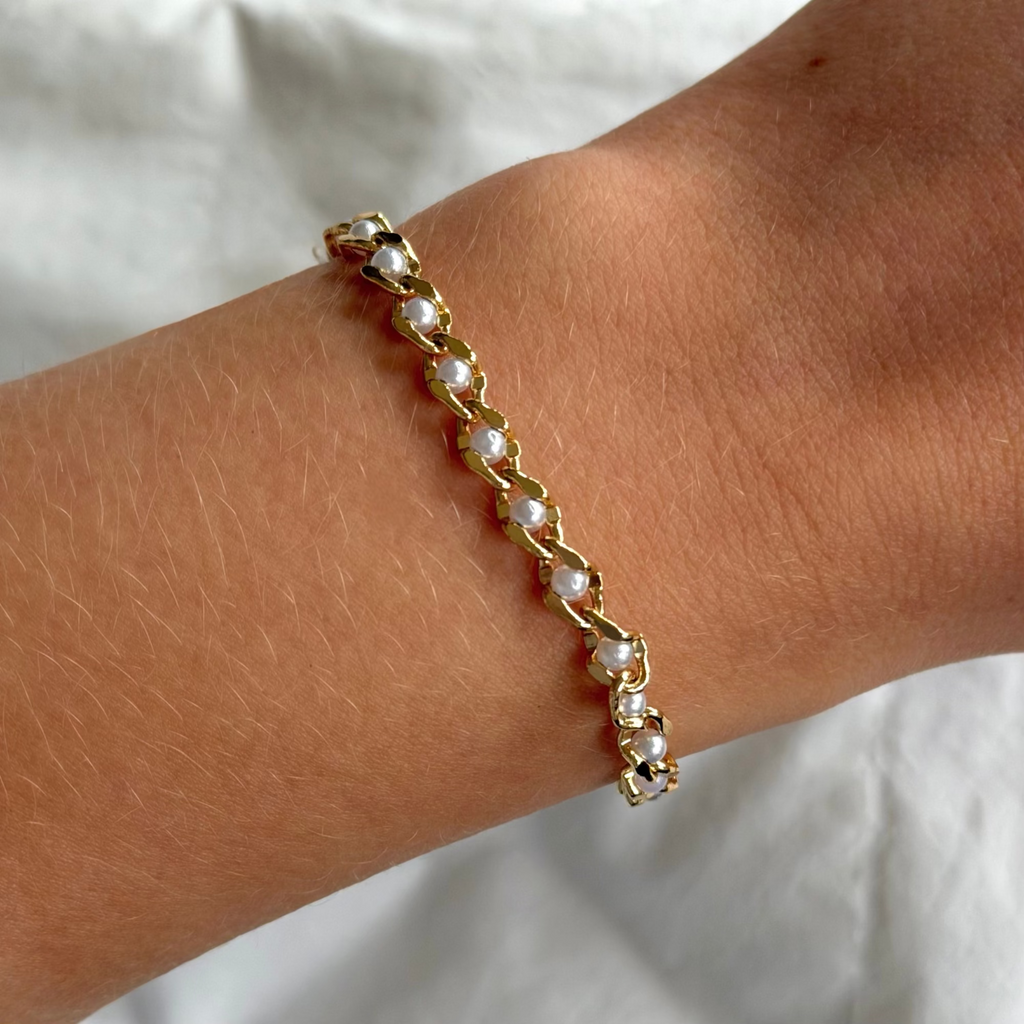 Dripping in Pearls Bracelet