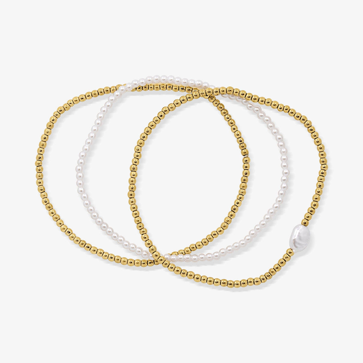 Sweet Luxe Beaded Bracelet 4 Piece Set